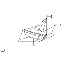 HEAD LAMP ASSY.(LED)