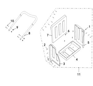 PASSENGER ARMREST, TOOL BOX (OPTIONAL)