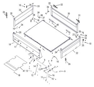 REMOVABLE IRON CARGO TANK ASSEMBLY (OPTIONAL)