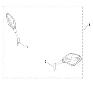 OPTIONS (REAR VIEW MIRROR ASSY)