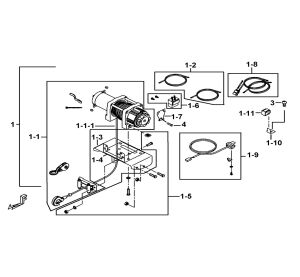 WINCH ASSY.(FOR TGB-LY)(OPTION)