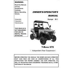 OWNER'S MANUAL