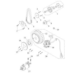 GENERATOR, STARTER