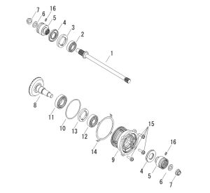 Rear axle