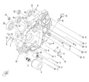 LEFT CRANKCASE