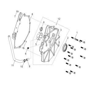 LEFT CRANKCASE COVER