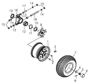 Rear wheel