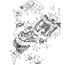 Front - Rear fender