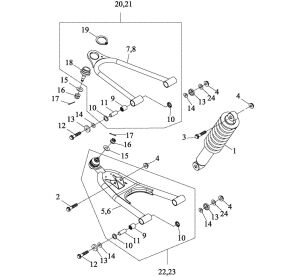 Front shock
