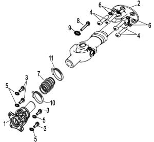 FRONT & REAR KNUCKLE ASSY