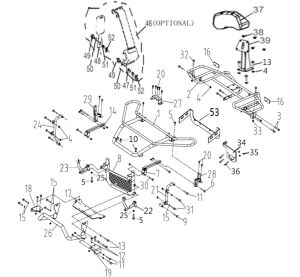 BUMPER AND RACK (EFI T3, NON HOMOLOGATED)
