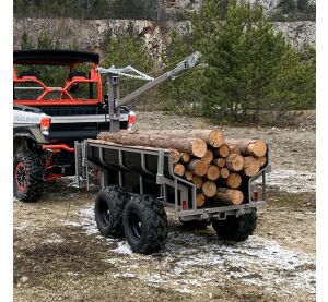 SHARK ATV TRAILER WOOD 1500 BLACK