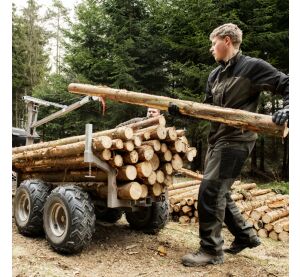 SHARK ATV TRAILER WOOD 1500 BLACK