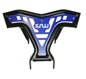 XRW PLASTIC PLATE PHD BUMPER X16 - BLUE - ONLY PLASTIC PART