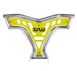 XRW FRONT BUMPER X16 - SUZUKI LTR 450 POLISHED YELLOW PHD