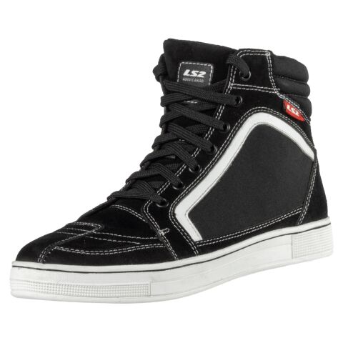 LS2 DORON MAN BOOTS WHITE BLACK 42