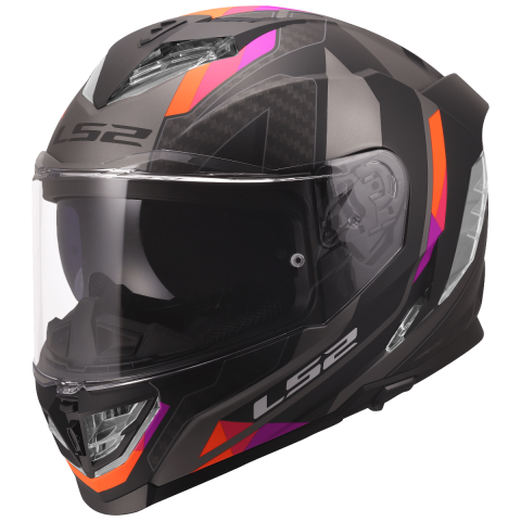 LS2 FF818 STORM III SPORTY GREY PURPLE XL