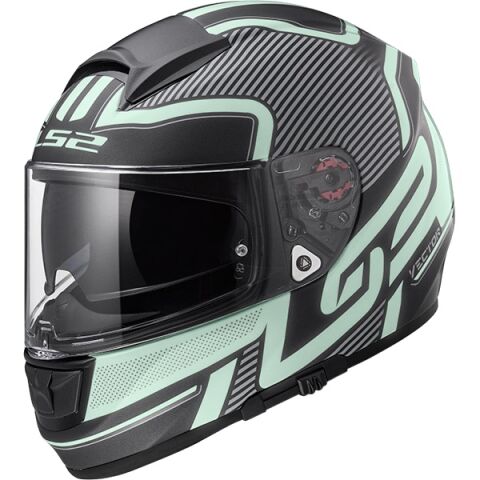 LS2 FF397 VECTOR ORION Matt Black Light XXL