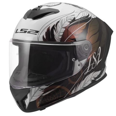 LS2 FF820 RAPID III BOHO WHITE BLACK PINK S