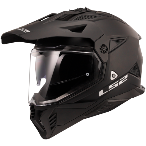 LS2 MX702 PIONEER II MATT BLACK-06 M
