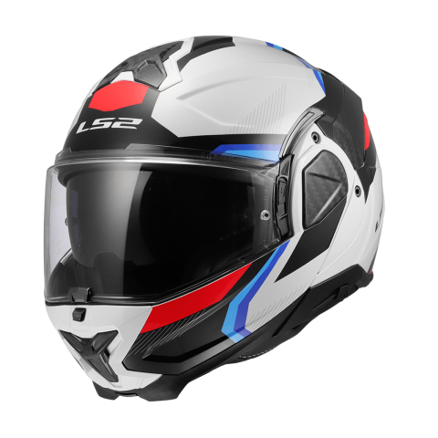 LS2 FF910 ADVANT II TRIPLE WHITE BLUE RED 3XL