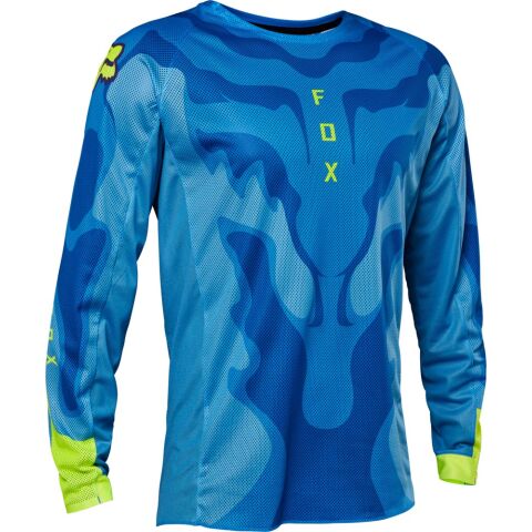 FOX Airline Exo Jersey  - 2XL, Blue/Yellow MX23