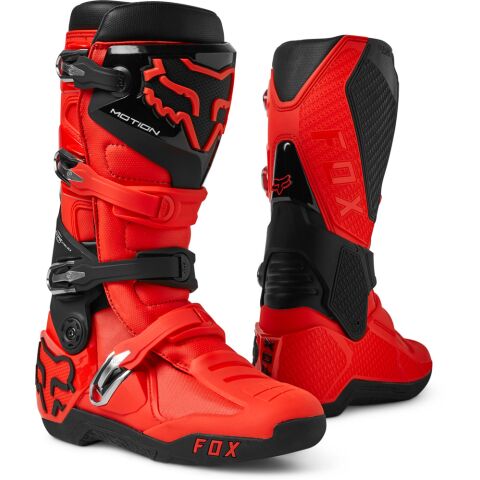 FOX Motion Boot  - 10, Fluo RED MX23
