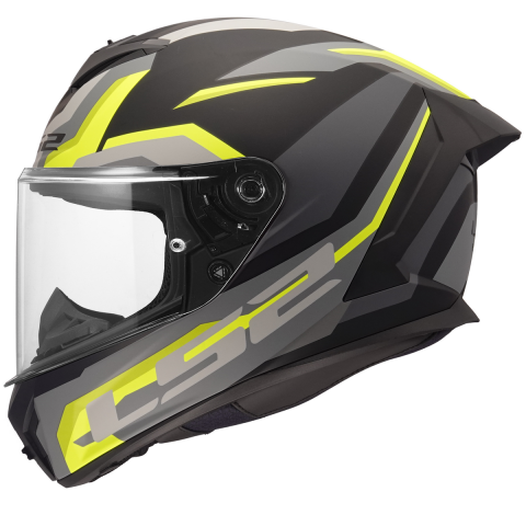 LS2 FF820 RAPID III HYPER BLACK H-V YELLOW M