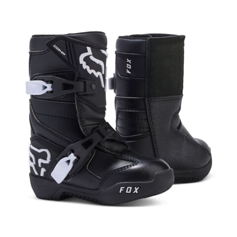 FOX Yth Kids Comp Boot - 12, Black MX