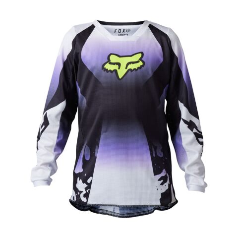FOX Yth 180 Morphic Jersey - Black/White MX