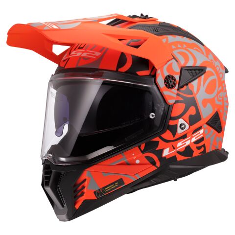 LS2 MX702 PIONEER II RANGI ORANGE-06 M