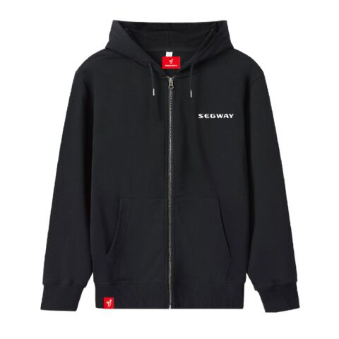 Segway Black zipper hoodie M