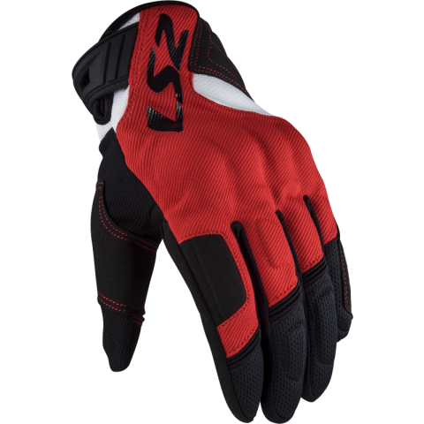 LS2 SILVA MAN GLOVES BLACK RED XL