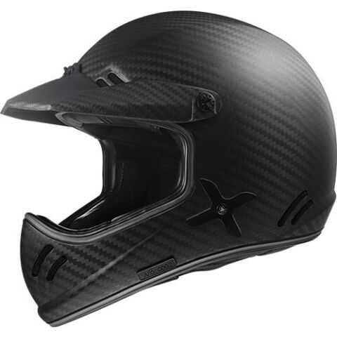 LS2 MX471 XTRA SINGLE MONO MATT CARBON L