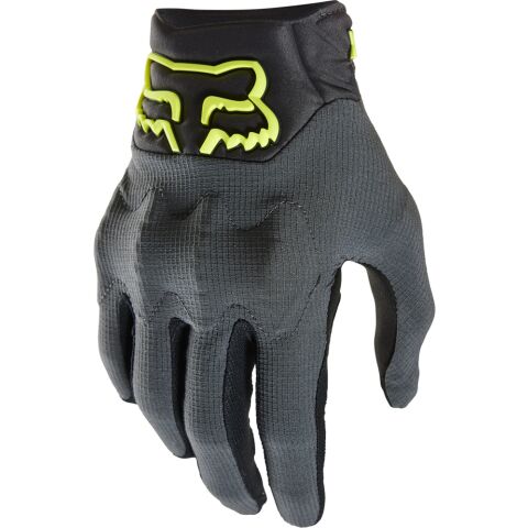 FOX Bomber Lt Glove Ce  - S, Grey/Yellow MX23