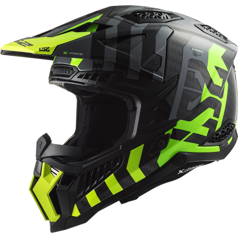 LS2 MX703 C X-FORCE BARRIER H-V YELLOW GREEN-06 M