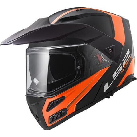 LS2 FF324 METRO RAPID MATT BLACK ORANGE P/J XS