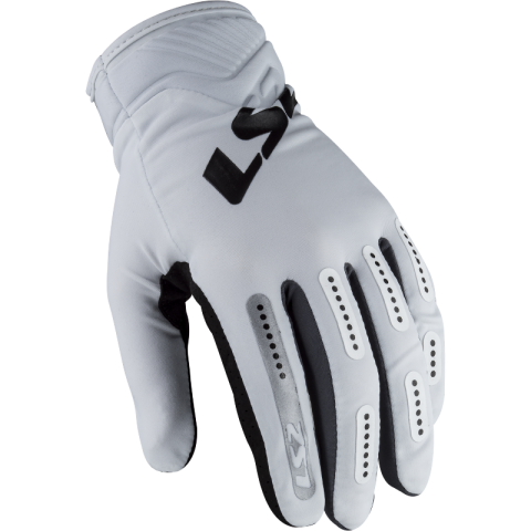LS2 BEND MAN GLOVES WHITE GREY M