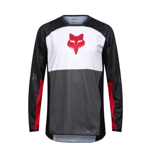FOX 180 Flow Jersey - M, White/Red