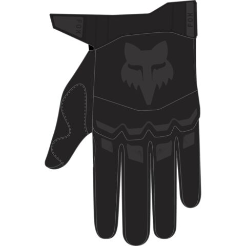 FOX Dirtpaw Glove - Black - 3X, Black/Black MX24