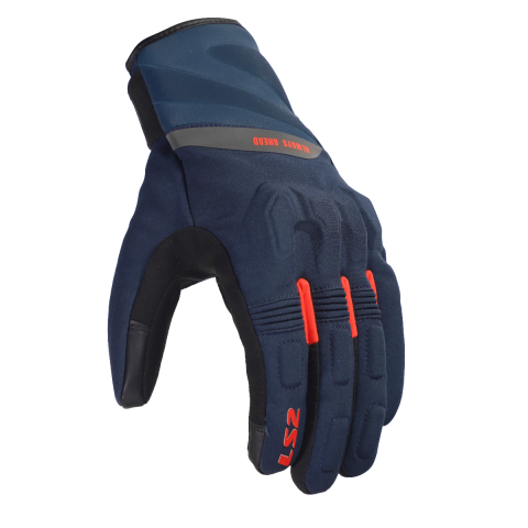 LS2 JET III MAN GLOVES DARK BLUE L