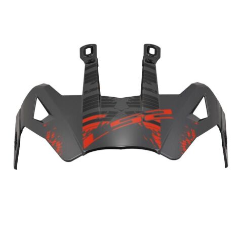 LS2 MX702 PEAK CRAZY MATT BLACK RED