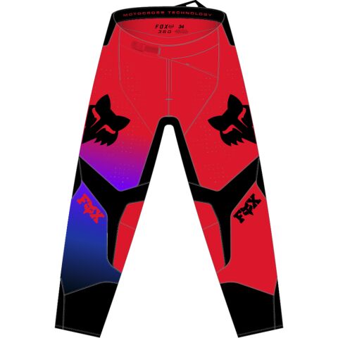 FOX 360 Streak Pant - 34, Fluo RED MX24