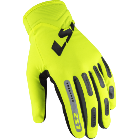 LS2 BEND MAN GLOVES H-V YELLOW GREY XXL