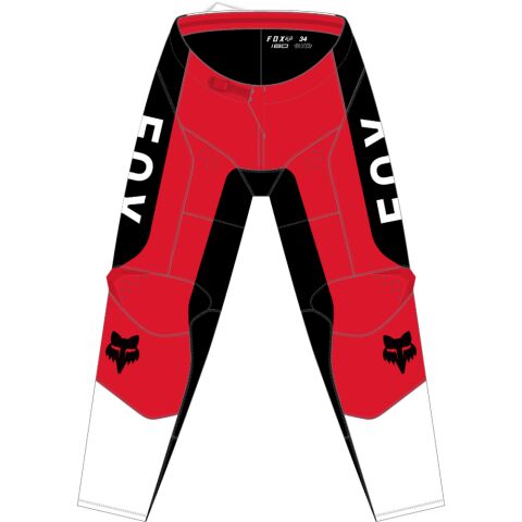 FOX 180 Nitro Pant - Extd Sizes - 38, Fluo RED MX24