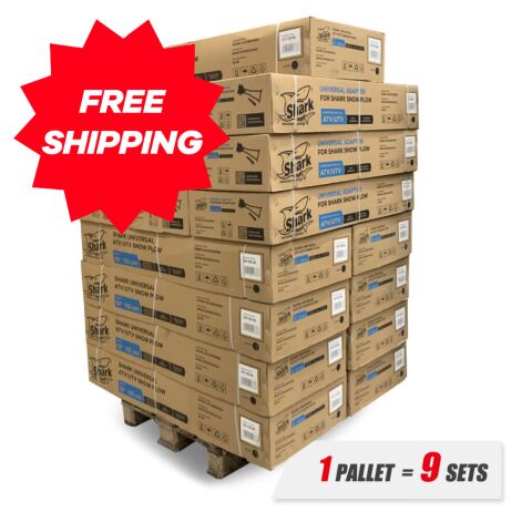 PALLET OF SHARK SNOW PLOW 60