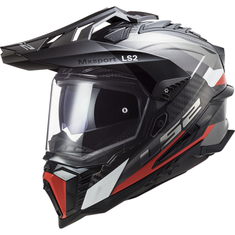LS2 MX701 C EXPLORER FRONTIER G.TITANIUM RED-06 XL