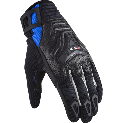 LS2 ALL TERRAIN MAN GLOVES BLACK BLUE M
