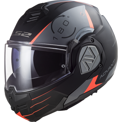 LS2 FF906 ADVANT CODEX MATT BLACK TITANIUM-06 S