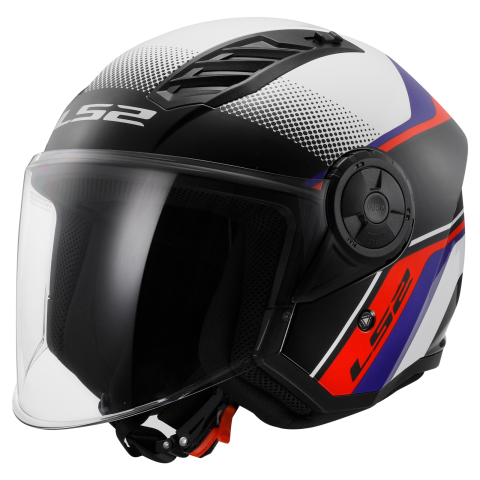 LS2 OF616 AIRFLOW II RUSH WHITE BLUE RED-06 3XL